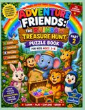 Adventure Friends The Rainbow Treasure Hunt Puzzle Book for Kids Ages 3–6