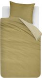 Beddinghouse Warm dekbedovertrek - Eenpersoons - 140 x 200/220 cm - Geel