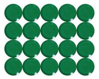 MAUL MAULpro Magneten rond 20 stuks groen