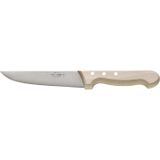 F.DICK Rubberen mes (lemmet: 15 cm; rechte rug; houten handvat; koolstofstaal) 60348150