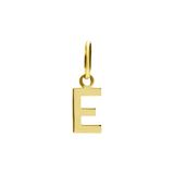 Lucardi Dames 14 karaat gouden letter hanger alfabet - Hanger - 14 Karaat Goud - Goud