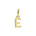 Lucardi Dames 14 karaat gouden letter hanger alfabet - Hanger - 14 Karaat Goud - Goud