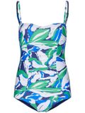 Pastunette Bandeau Tankini Aqua Flora Blauw/Wit/Groen Maat 38