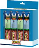 Karactermania Sonic The Hedgehog Mix-Pack van 4 markeerstiften: groen en donkerblauw