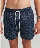 Superdry Gerecyclede zwemshort Heren Mix Match Navy Paisley Print