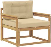 vidaXL - Buiten - Midden - Sofa - Polyester - Wit