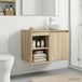 Maison Exclusive - Armoire de salle de bain en placage chêne Sonoma, 30 x 41 x 50 cm, en panneau de particules