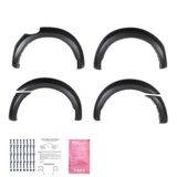 Oneway Set spatbordverbreders (Fender Flares) compatibel met Ford Ranger T6/T7/T8 2012-2022 (met Tape) - Matzwart