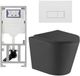 QeramiQ Dely Toiletset - Blanc mat