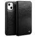 Qialino Étui Portefeuille iPhone 13 Mini en Cuir Classic - Noir