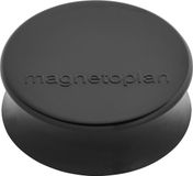 Magnetoplan Magneet (Ø x h) 34 mm x 12.5 mm Rond Zwart 10 stuk(s)