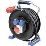 as - Schwabe Xperts CEE kabelhaspel 30 m H07RN-F 5G2,5, IP44 buiten met 2 geaarde stopcontacten, 1 CEE-stopcontact 400 V 5-polig, hittebescherming, Made in Germany