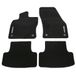 Skoda 57B061404 textiel vloermatten velours 4X stofmatten zwart met KAROQ opschrift