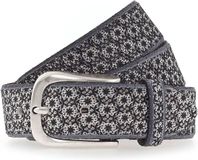 b.belt Riem Tessa Gold Ledergürtel W85 Black / Silver