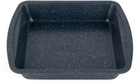 Russell Hobbs RH00997EU Square Baking Pan Roaster Tray, 26 cm, 100% PFOA Free, For Brownies, Batch Cooking & Roasting, Nightfall Stone Blue Marble