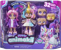 Bandai Eenhoorn en vleermuis animakii - Aanpasbare poppenset