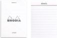 Rhodia Notitieblok - Schrijfblok - N11 - Gelijnd - A7 - 80g - wit - 80 vel