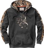 Legendary Whitetails Hoodie voor heren met camouflageprint, middelzwaar, V-hals, pullover sweatshirt