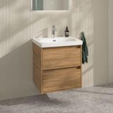 Villeroy & Boch Skyla wastafelonderkast, 57,2 x 59,6 cm, met 2 lades
