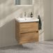 Villeroy & Boch Skyla wastafelonderkast, 57,2 x 59,6 cm, met 2 lades