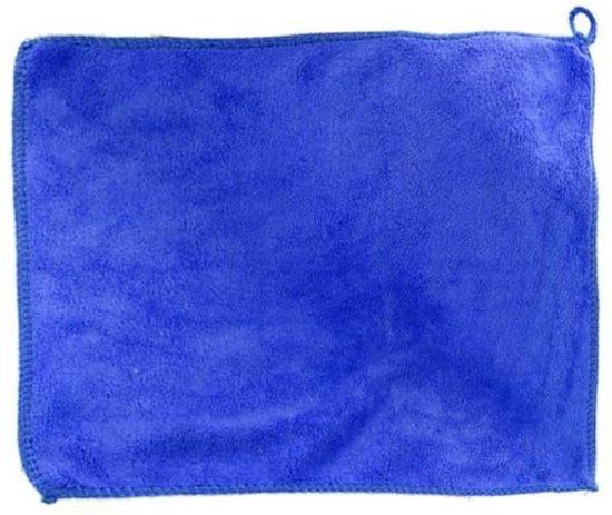 FSW-Products Microfiber Car Cleaning Cloths - 2 Pack - 25x25cm - Blue