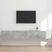 Maison Exclusive - Meuble TV mural exclusif - 2 pièces, couleur gris béton, matériau bois