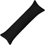 vidaXL - Kussensloop - HOUTEN - Zwart - 40 x 145 cm - Bouclé