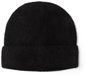 Minoti beanie muts - gebreid zwart