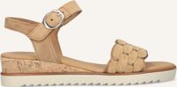 Gabor 758 Sandales - Talon compensé - Femme - Beige - Taille 35