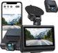 iZEEKER GD850 Dashcam pour voiture - 4K & 1080P - Caméra avant et arrière - WiFi et GPS - Écran tactile IPS de 3 pouces - Capteur Sony - Vision nocturne
