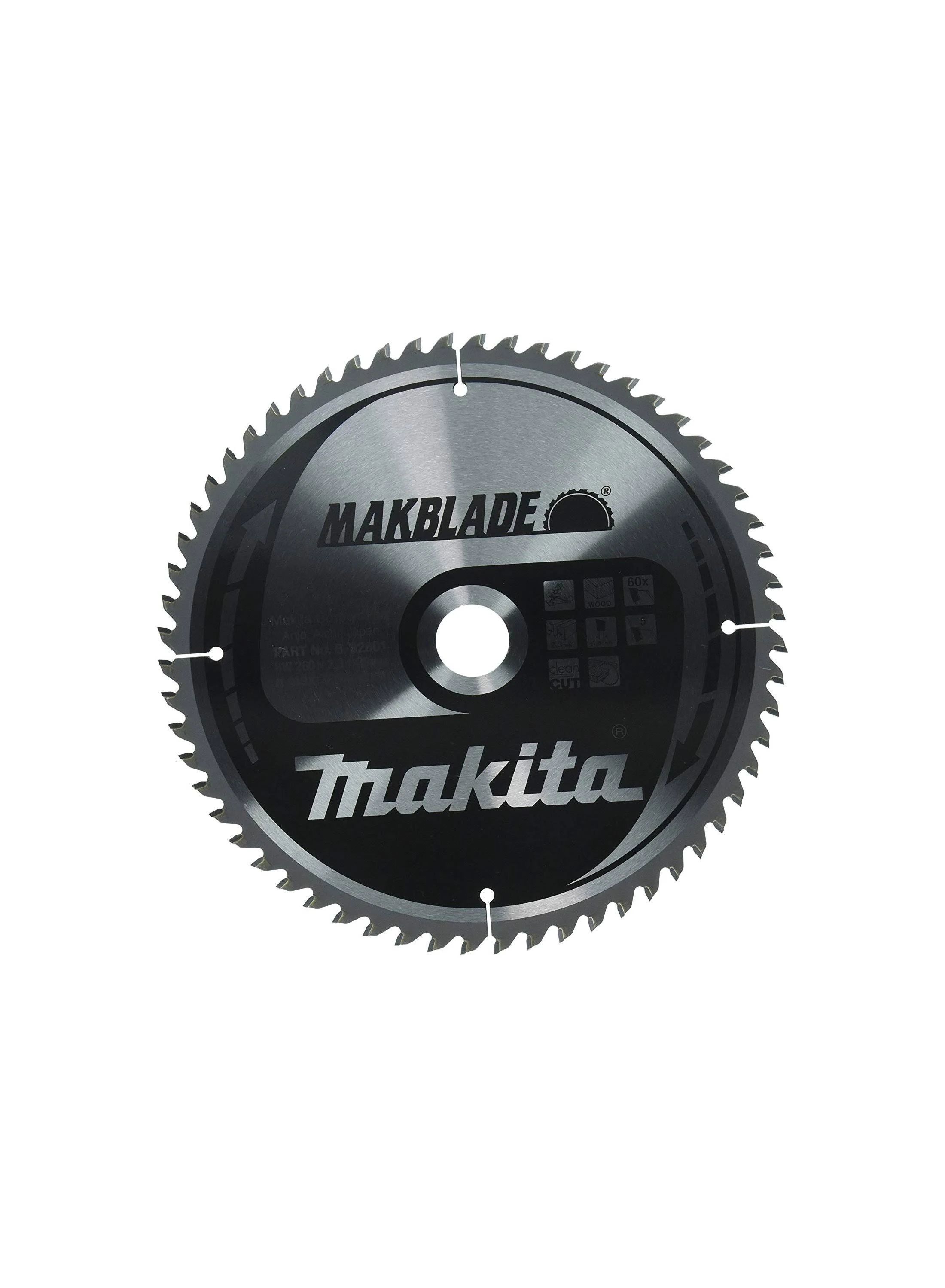 Makita B-32801 Afkortzaagblad Hout Makblade 260x30x2,3 60T 5g