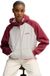 Superdry Essential Logo Raglan Zip Hoodie Dames Vintage White M/Bordeaux Red
