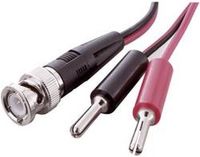 Voltcraft BNC-meetsnoer 0.80 m Zwart, Rood