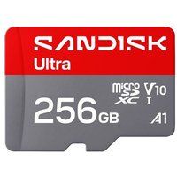 SanDisk Ultra - 256 GB microSDXC UHS-I Kaart + SD Adapter