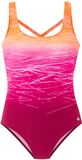 LASCANA Badpak oranje / fuchsia / lichtroze