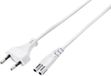 Sygonix SY-5044218 Câble d'alimentation Blanc 5,00 m