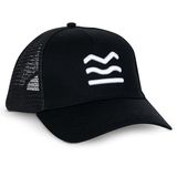 Trucker HUIIKE Trucker Pet voor heren en dames, zwart