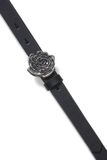 ICHI IASTINE BE Femme Ceinture Noir Polyester