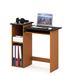 Furinno Econ multifunctioneel computerbureau, hout, lichte kersen/zwart, 39,5 x 39,5 x 77,8 cm