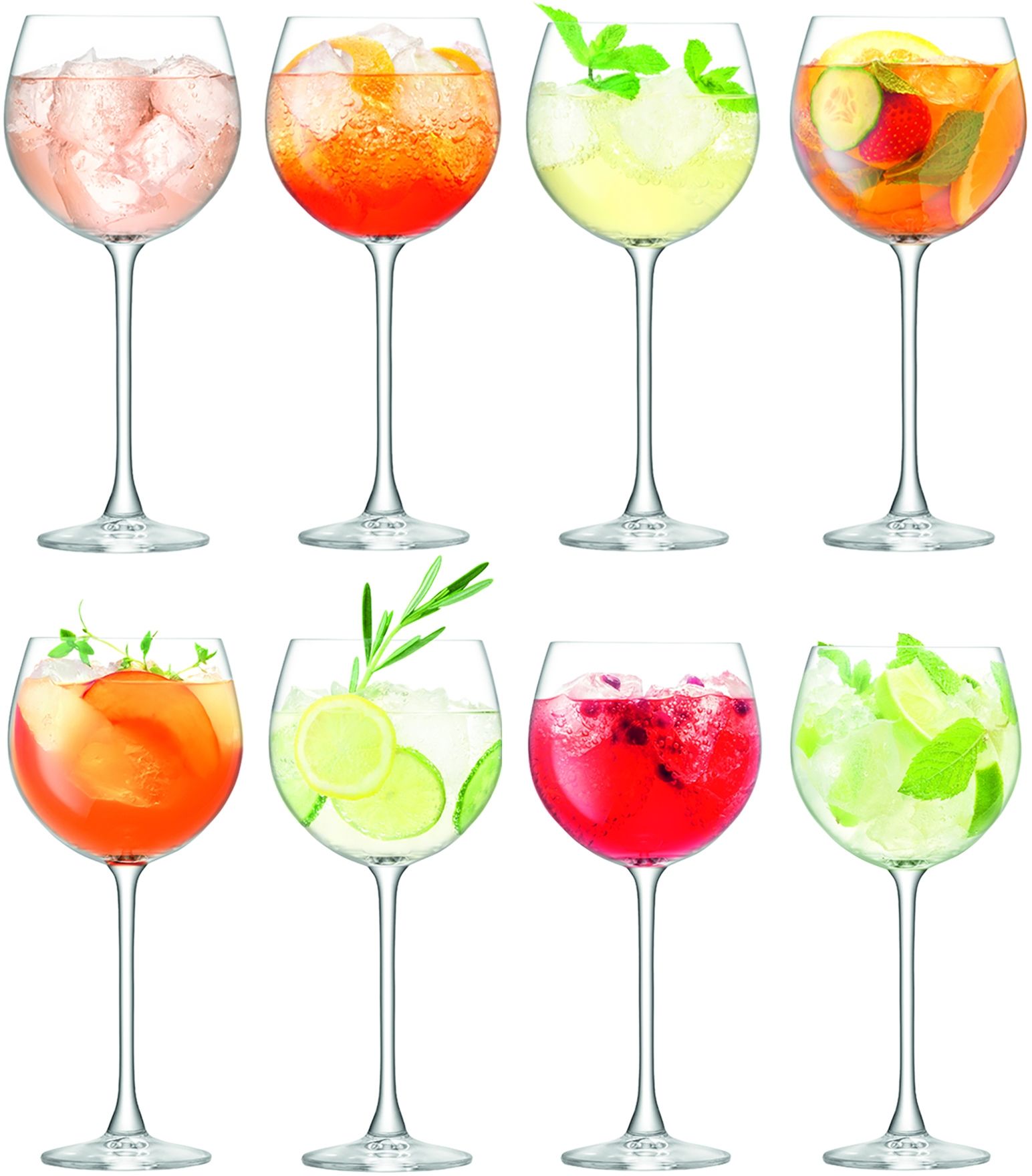 L.S.A. Balloon Wijnglas Goblet - 525 ml - Set van 8 Stuks