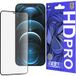 Lito Film de protection écran HD Pro Clear pour Apple iPhone 12 Pro Max, Verre Trempé, Collage Complet, Noir