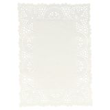 Garcia de Pou 250 rechthoekige placemats, papier, wit