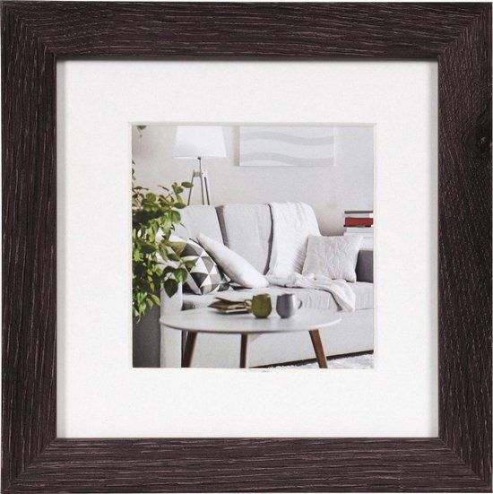 Henzo Fotolijst Modern Donkerbruin 15x15 cm