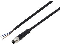 TRU COMPONENTS TC-13752020 Aansluitkabel M8 x 1 Aantal polen (sensoren): 3 Stekker, recht 5 m