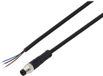 TRU COMPONENTS TC-13752020 Aansluitkabel M8 x 1 Aantal polen (sensoren): 3 Stekker, recht 5 m