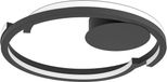 EGLO Mezzomonte Plafondlamp - LED - Ø 48 cm - Zwart/Wit - Instelbaar wit licht - Dimbaar