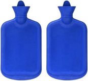 Merkloos / Sans marque Billiet - Vanlaere 2x Stuks warmwater kruiken blauw 2 liter
