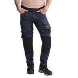 Snickers 6341 AllroundWork Stretch Werkbroek - Donker Blauw/Zwart - Maat 50