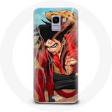 Maniacase Hoesje voor Samsung Galaxy A6 2018 Luffy Gear 5 One Piece Manga Anime