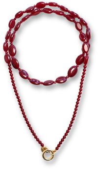 Bonnie Studios ketting Funky bordeauxrood